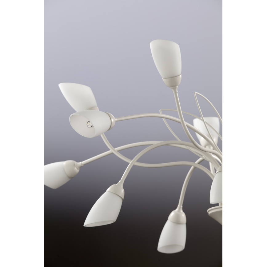 Jupiter 2062 - Candelabru pe lanț GLORIOSA 15xG9/14W/230V crem