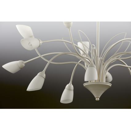 Jupiter 2062 - Candelabru pe lanț GLORIOSA 15xG9/14W/230V crem