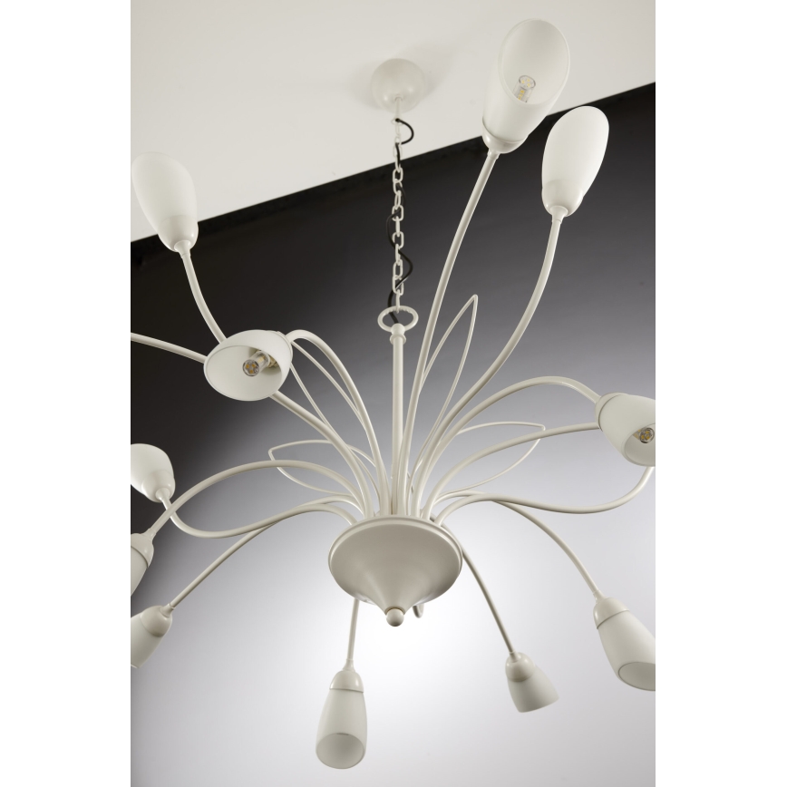 Jupiter 2062 - Candelabru pe lanț GLORIOSA 15xG9/14W/230V crem