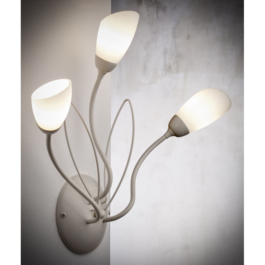 Jupiter 2064 - Aplică de perete GLORIOSA 3xG9/14W/230V, crem