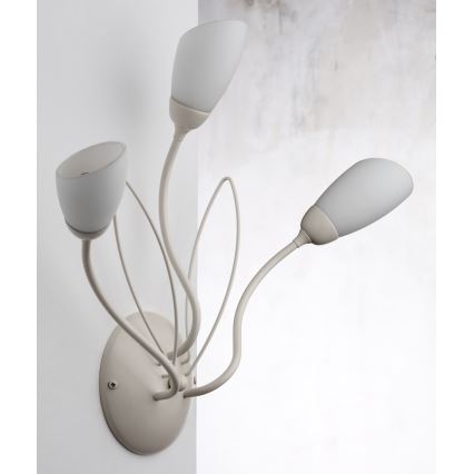 Jupiter 2064 - Aplică de perete GLORIOSA 3xG9/14W/230V, crem