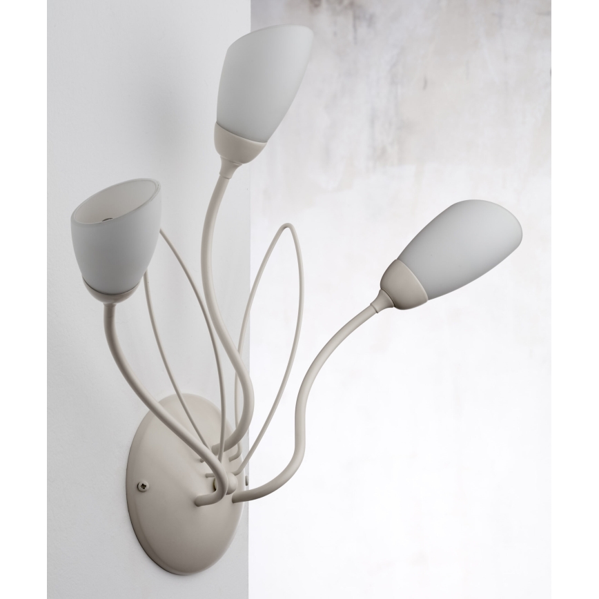 Jupiter 2064 - Aplică de perete GLORIOSA 3xG9/14W/230V, crem