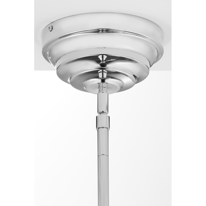 Jupiter 2072 - Lustră pe tijă PLATINO 3xE27/15W/230V verde/crom lucios