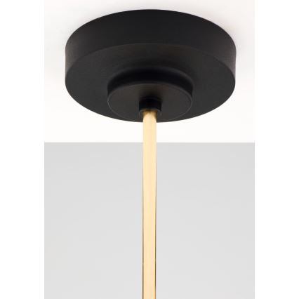 Jupiter 2088 - Lustră pe tijă RAMIREZ 5xE27/15W/230V auriu/negru