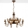 Jupiter 225 - KO 8 - Candelabru KORONA suspendat pe lanț, 8xE14/40W/230V