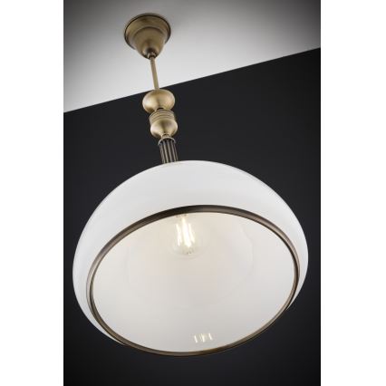 Jupiter 620 - ZU 1 - Lampă suspendată pe tijă ZEUS 1xE27/60W/230V
