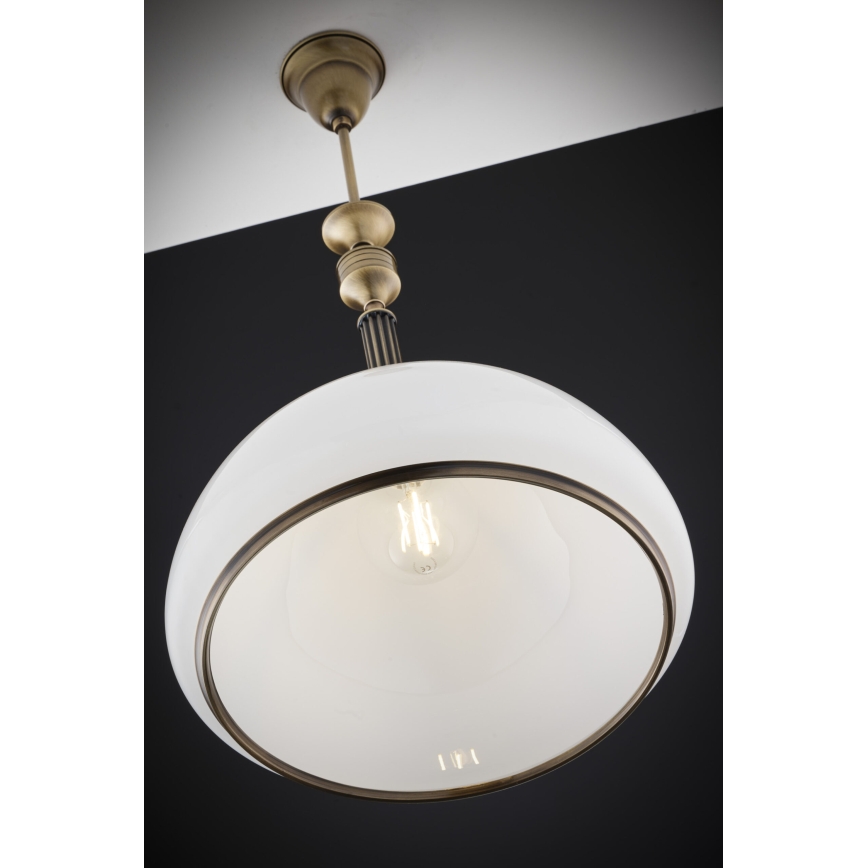 Jupiter 620 - ZU 1 - Lampă suspendată pe tijă ZEUS 1xE27/60W/230V