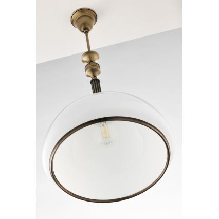 Jupiter 620 - ZU 1 - Lampă suspendată pe tijă ZEUS 1xE27/60W/230V