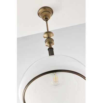 Jupiter 620 - ZU 1 - Lampă suspendată pe tijă ZEUS 1xE27/60W/230V