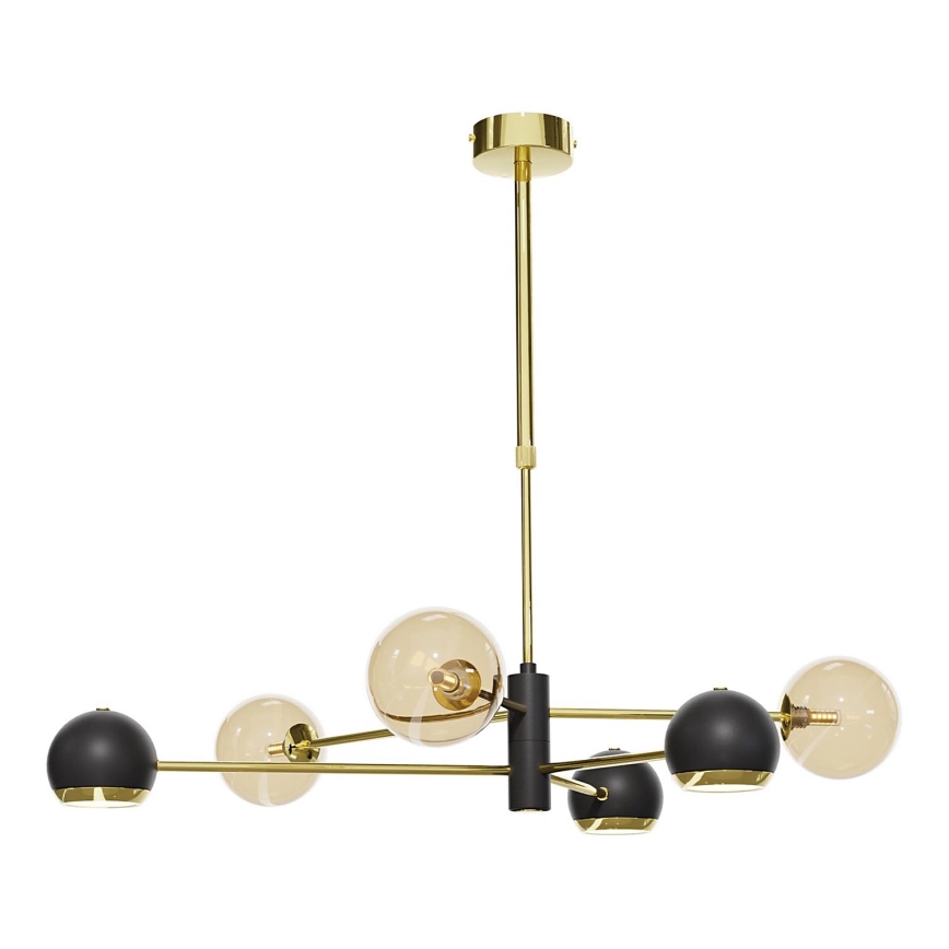 Jupiter - Sticlă de schimb pentru lustru MOKA G9, diametru 12 cm, bej fumuriu
