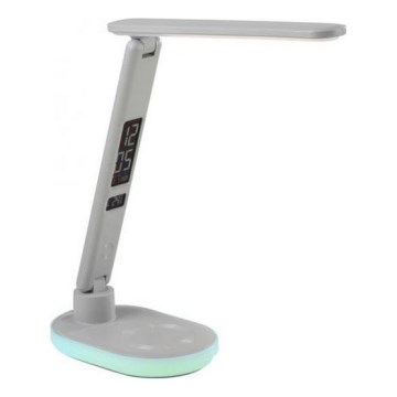 JUST LIGHT. 11018-16 - Lampă de masă LED RGBW tactilă, reglabilă, cu încărcare wireless TINA LED/4W/230V, albă