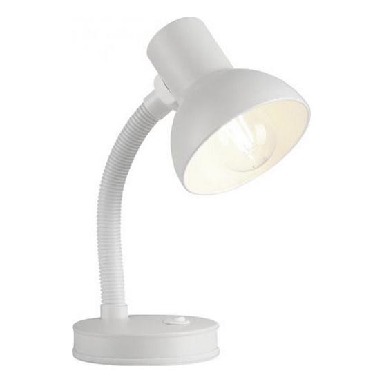 JUST LIGHT. 11080-16 - Lampă de birou flexibilă FLEXI 1xE27/25W/230V albă