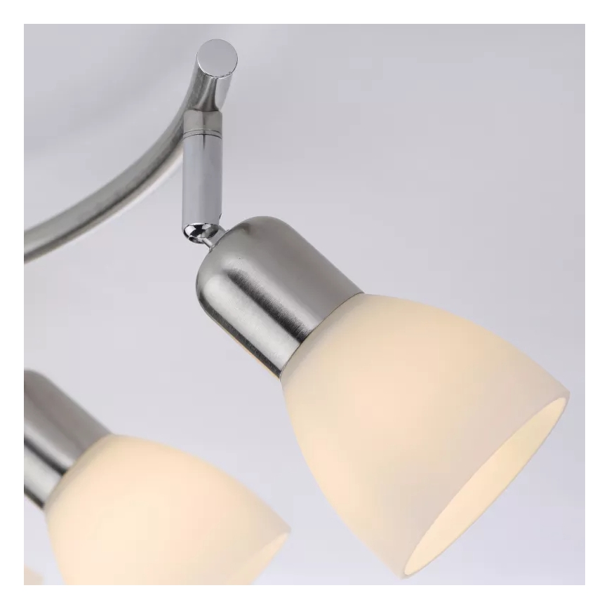 JUST LIGHT. 11952-55 - Spot de tavan KARO 2xE14/40W/230V crom mat