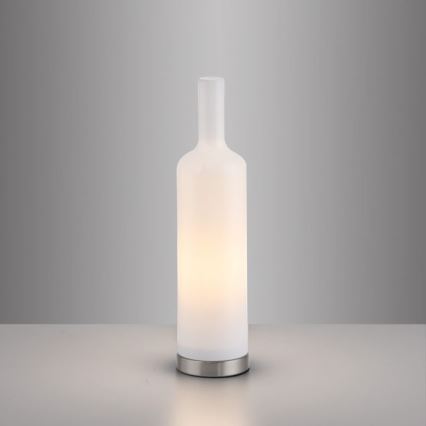 JUST LIGHT. 14006-16 - Lampă de masă BOTTLE 1xE14/25W/230V albă