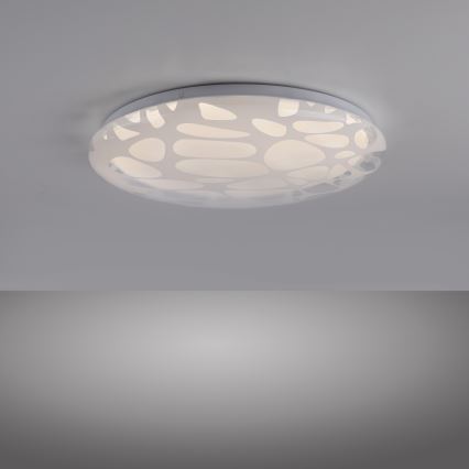 JUST LIGHT. 14009-16 - Plafonieră LED dimabilă ART PLAFO LED/20W/230V 2700-6500K Ø 38 cm albă + telecomandă