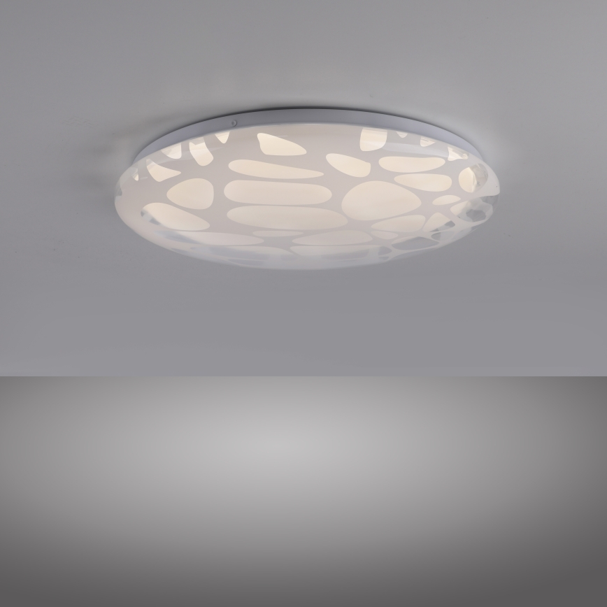 JUST LIGHT. 14009-16 - Plafonieră LED dimabilă ART PLAFO LED/20W/230V 2700-6500K Ø 38 cm albă + telecomandă