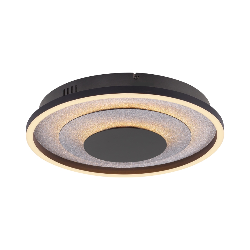 JUST LIGHT. 14409-21 - Plafonieră LED GLITTY LED/22W/230V Ø 40 cm neagră