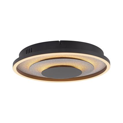 JUST LIGHT. 14409-21 - Plafonieră LED GLITTY LED/22W/230V Ø 40 cm neagră