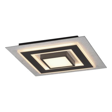 JUST LIGHT. 14439-21 - Plafonieră LED CICHIO LED/18,5W/230V + LED/9W 40x40 cm negru