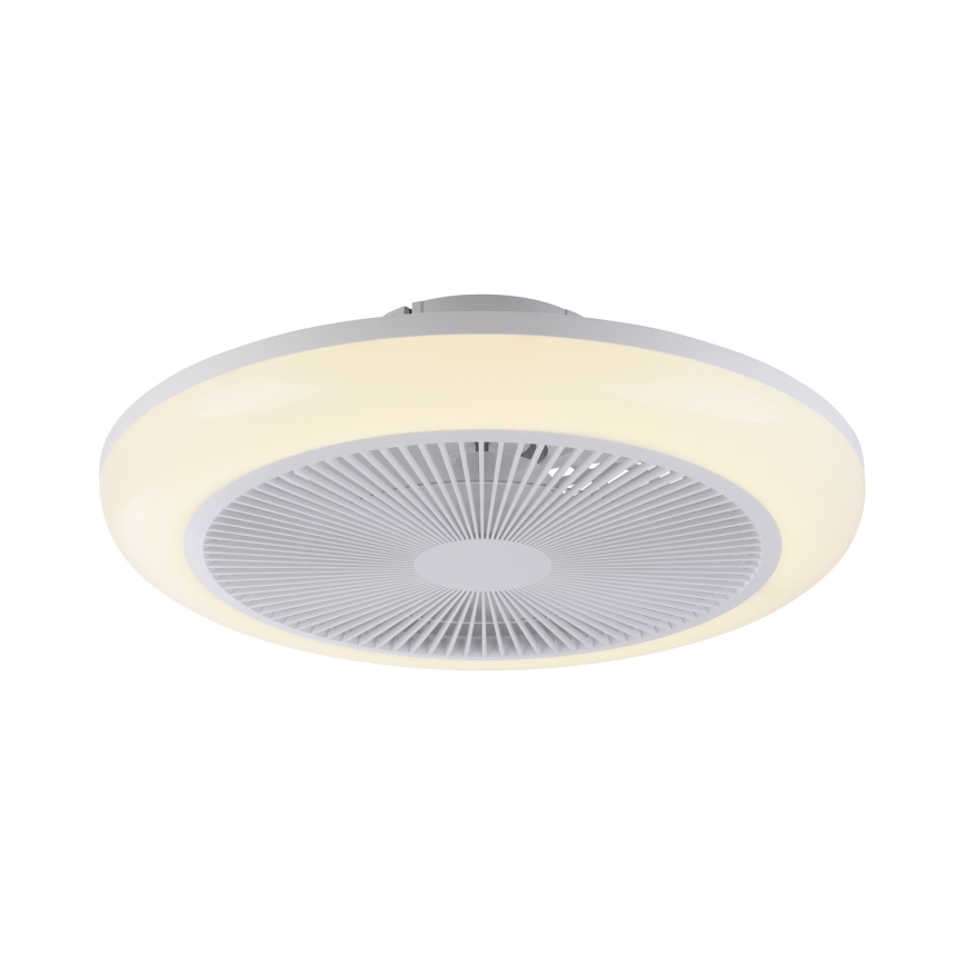JUST LIGHT. 14623-16 - Ventilator de tavan cu lumină LED RGBW dimabil BRENDA LED/22W/230V 3000-6000K Ø 46 cm alb + telecomandă