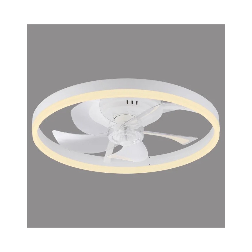JUST LIGHT. 14624-16 - Ventilator de tavan LED dimabil cu lumină RITA LED/22W/230V 3000-6000K Ø 50 cm alb + telecomandă