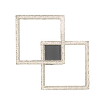 JUST LIGHT. 14732-18 - Plafonieră LED GLITRA LED/17,5W/230V 37,6x37,6 cm neagră