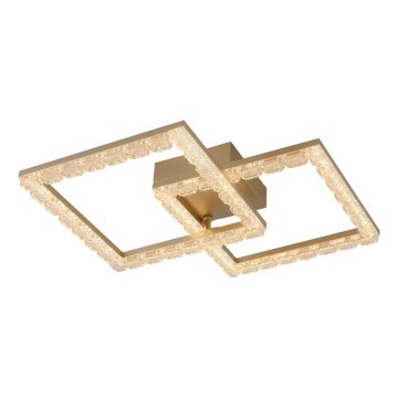 JUST LIGHT. 14732-60 - Plafonieră LED GLITRA LED/17,5W/230V 37,6x37,6 cm aurie