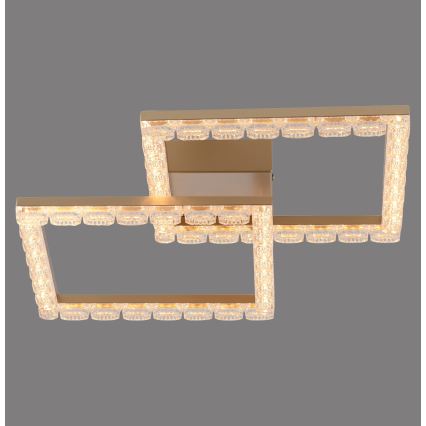 JUST LIGHT. 14732-60 - Plafonieră LED GLITRA LED/17,5W/230V 37,6x37,6 cm aurie