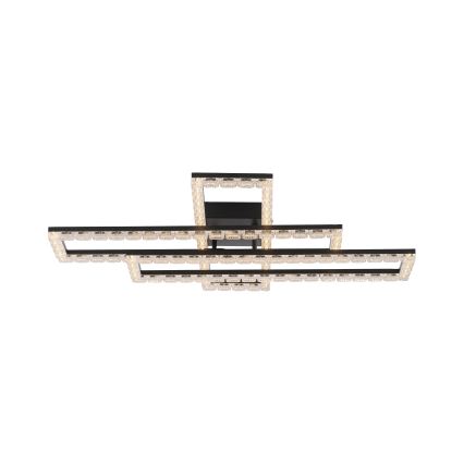 JUST LIGHT. 14733-18 - Plafonieră LED GLITRA LED/35W/230V 57x72 cm neagră