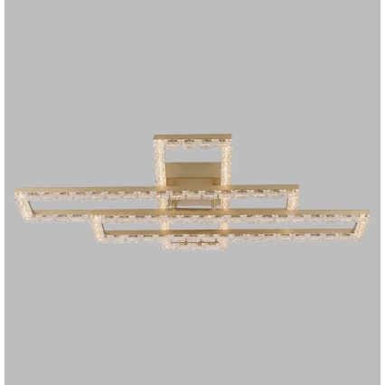 JUST LIGHT. 14733-60 - Plafonieră LED GLITRA LED/35W/230V 57,25x72,05 cm aurie