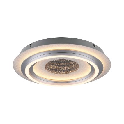 JUST LIGHT. 15089-21 - Plafonieră LED CICHIO LED/36W/230V Ø 40 cm crom mat