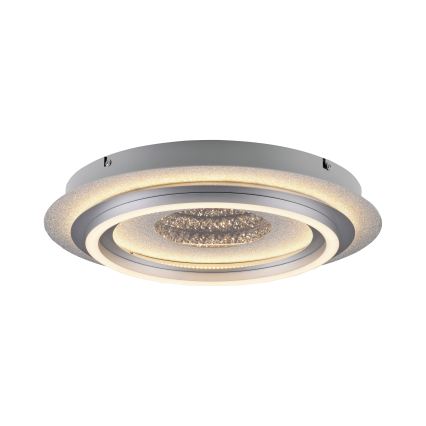 JUST LIGHT. 15089-21 - Plafonieră LED CICHIO LED/36W/230V Ø 40 cm crom mat