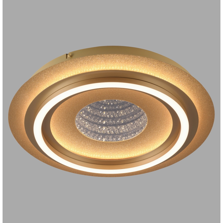 JUST LIGHT. 15089-60 - Plafonieră LED CICHIO LED/36W/230V Ø 40 cm aurie