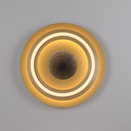 JUST LIGHT. 15089-60 - Plafonieră LED CICHIO LED/36W/230V Ø 40 cm aurie