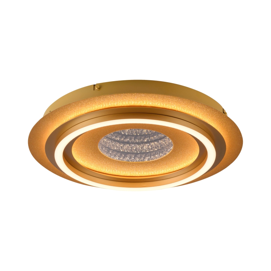 JUST LIGHT. 15089-60 - Plafonieră LED CICHIO LED/36W/230V Ø 40 cm aurie