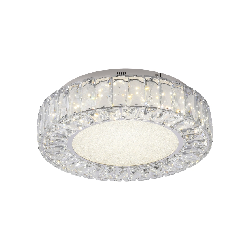 JUST LIGHT. 15221-17 - Plafonieră LED KULUNKA LED/32W/230V, diametru 37 cm, crom lucios