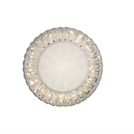 JUST LIGHT. 15221-17 - Plafonieră LED KULUNKA LED/32W/230V, diametru 37 cm, crom lucios