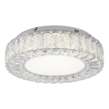 JUST LIGHT. 15221-17 - Plafonieră LED KULUNKA LED/32W/230V, diametru 37 cm, crom lucios