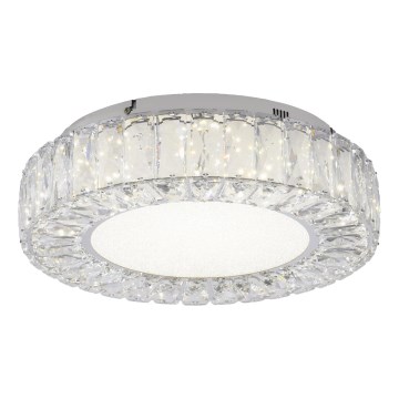JUST LIGHT. 15221-17 - Plafonieră LED KULUNKA LED/32W/230V, diametru 37 cm, crom lucios