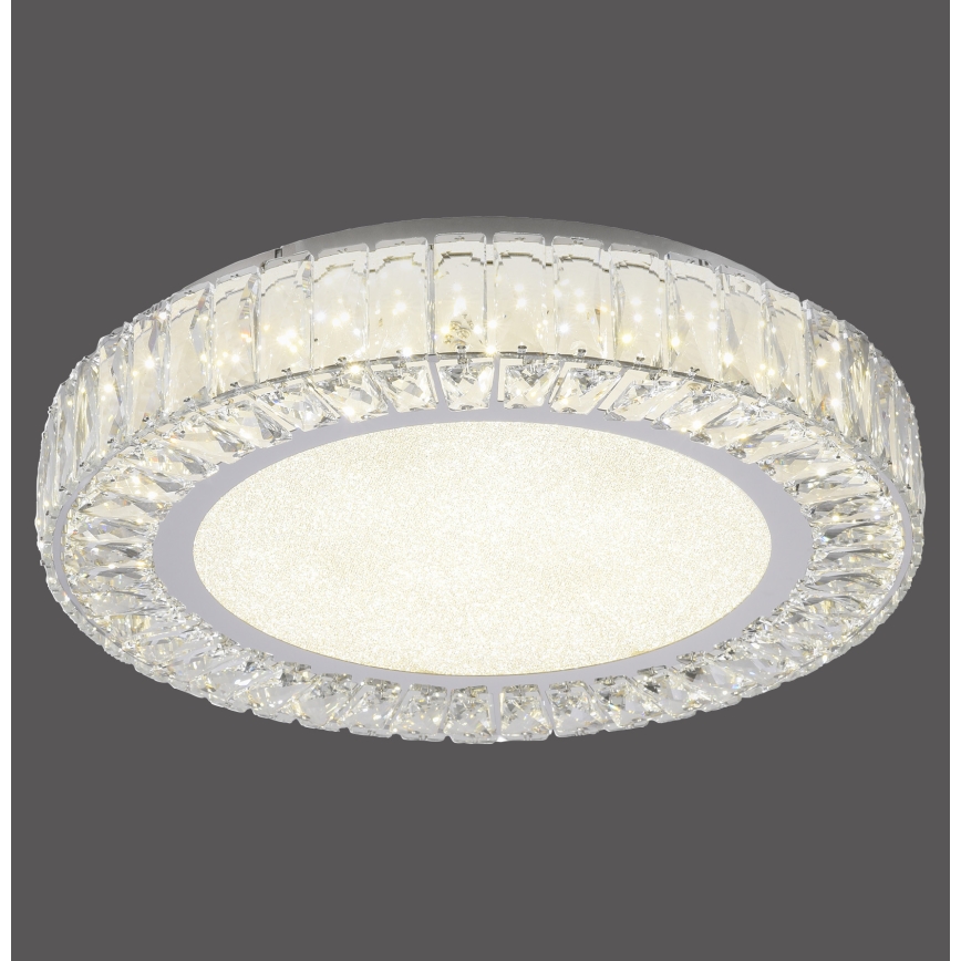 JUST LIGHT. 15222-17 - Plafonieră LED KULUNKA LED/46W/230V Ø 50 cm crom lucios
