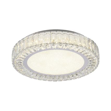 JUST LIGHT. 15222-17 - Plafonieră LED KULUNKA LED/46W/230V Ø 50 cm crom lucios