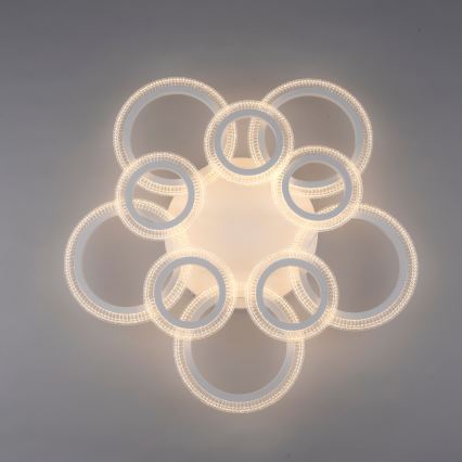 JUST LIGHT. 15268-16 - Plafonieră LED CRYSTALLO LED/48,5W/230V Ø 68,6 cm albă