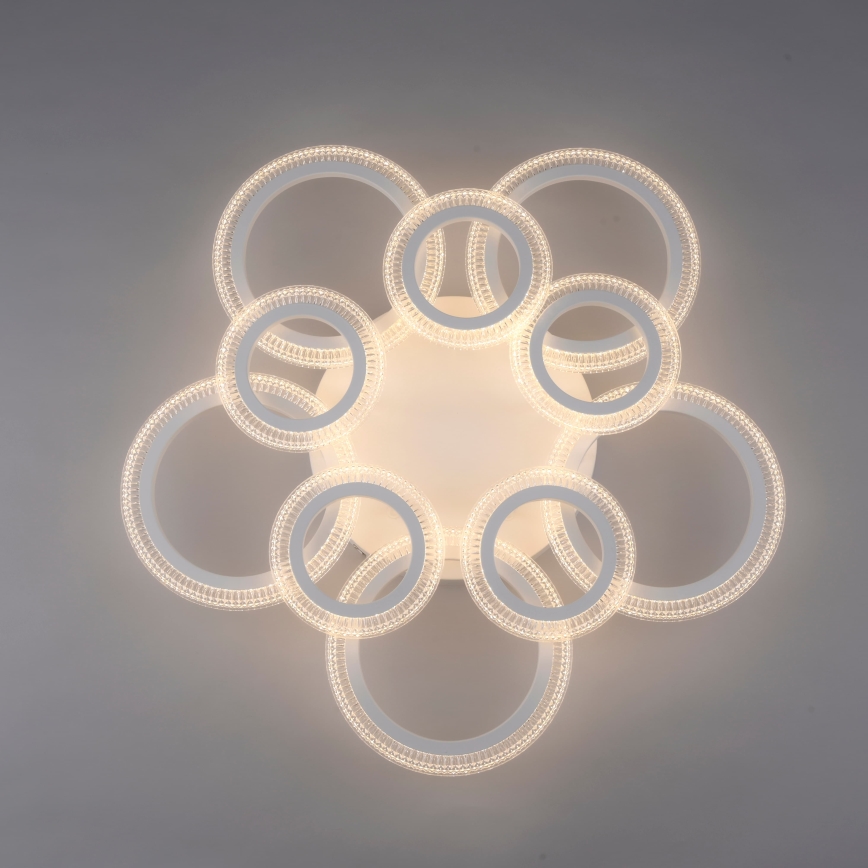 JUST LIGHT. 15268-16 - Plafonieră LED CRYSTALLO LED/48,5W/230V Ø 68,6 cm albă