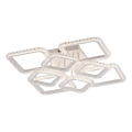 JUST LIGHT. 15269-16 - Plafonieră LED CRYSTALLO LED/43,5W/230V 49x49 cm albă