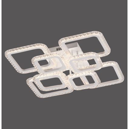 JUST LIGHT. 15269-16 - Plafonieră LED CRYSTALLO LED/43,5W/230V 49x49 cm albă