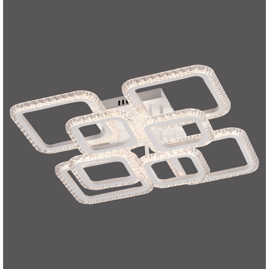JUST LIGHT. 15269-16 - Plafonieră LED CRYSTALLO LED/43,5W/230V 49x49 cm albă