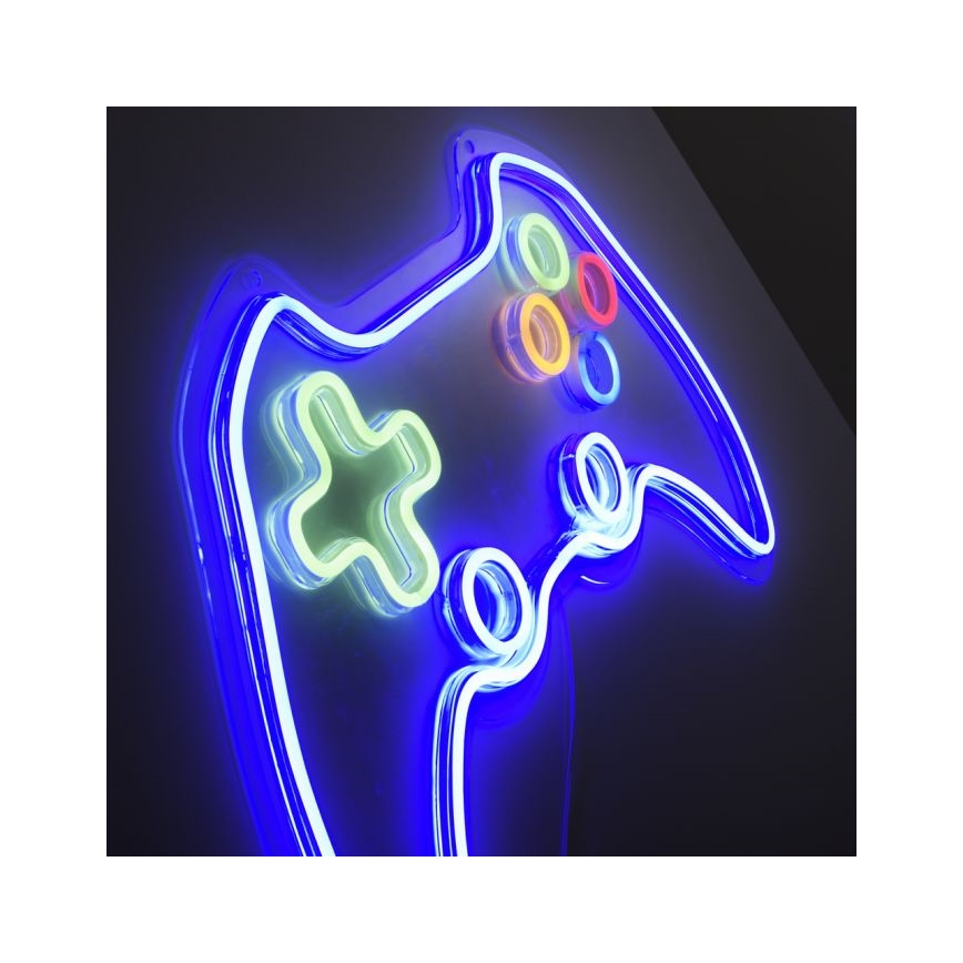 JUST LIGHT. 85022-70 - Neon LED decorativ de perete NEON LED/6,5W/5V gamer