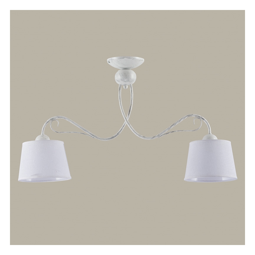 KAMELIA KM 2 PB - Plafoniera 2xE27/60W/230V