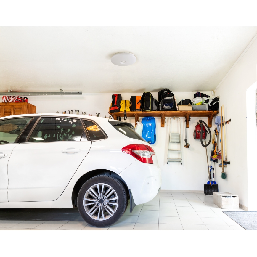 FOGLER Plafonieră LED cu senzor de mișcare și crepuscular, 12W/230V, diam. 28 cm