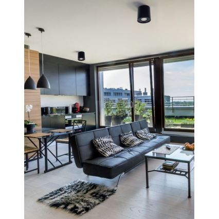 Lampa spot BORD 1xGU10/25W/230V negru